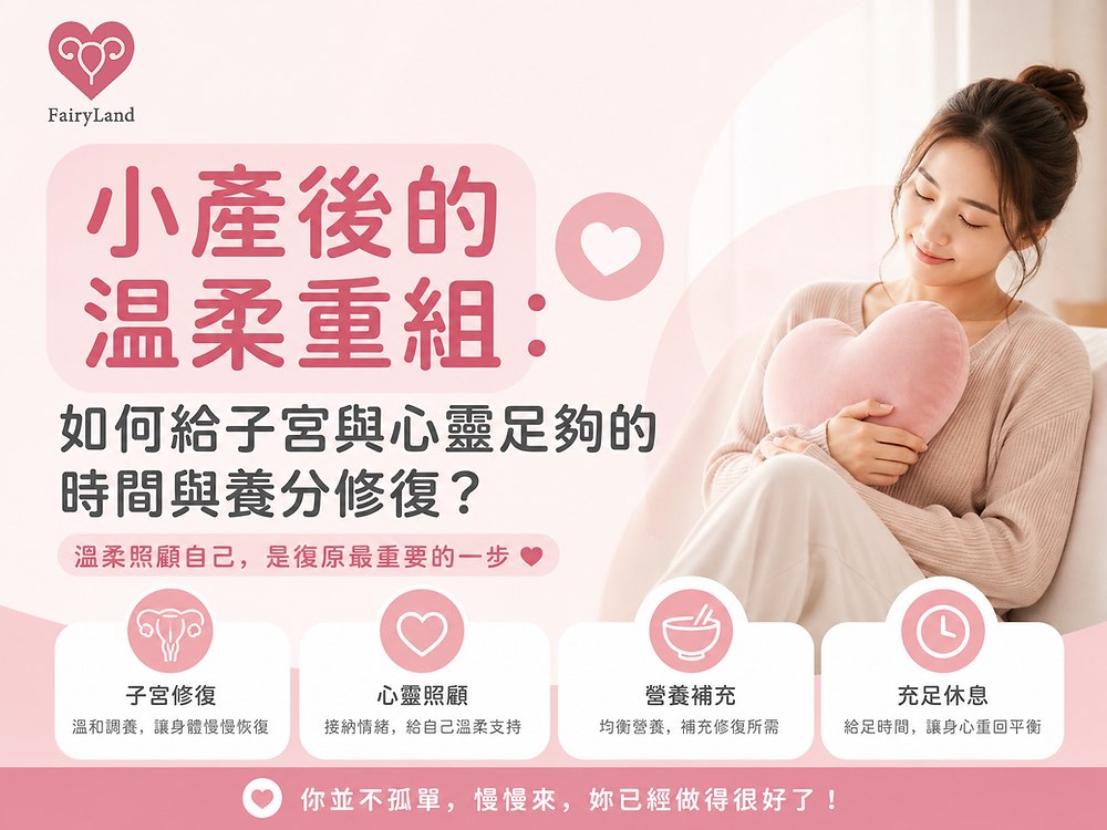 小產後的溫柔重組:如何給子宮與心靈足夠的時間與養分修復?